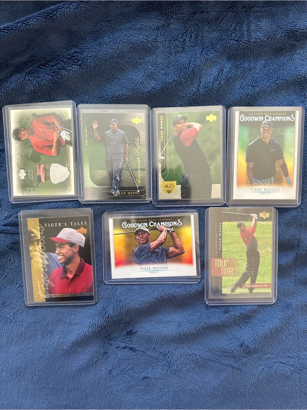 Tiger Woods Golf Card Collection - Multiple Upper Deck & Goodwin Champions Cards